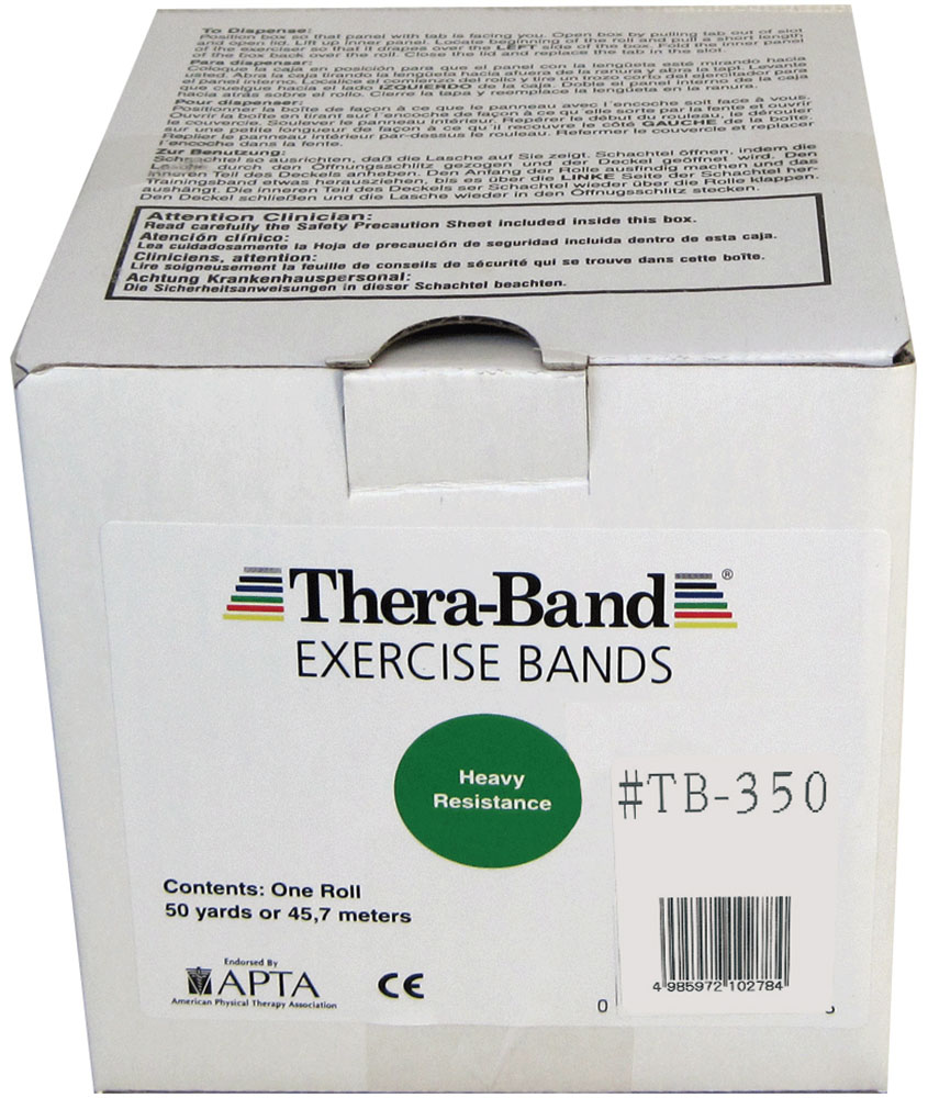 【1日はポイントアップ！】 セラバンド THERABAND セラバンド 45m 強度レベル＋1 グリーン トレーニングバンド トレーニング 筋トレ リハビリ ストレッチ ダイエット TB350